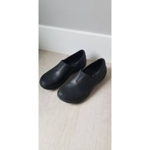 Merrell womens Encore Kassie Moc Clog 100% leather Black size 7